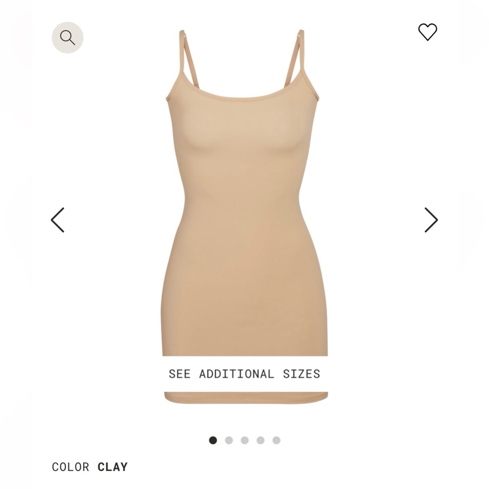Skims FITS EVERYBODY SLIP DRESS CLAY / S